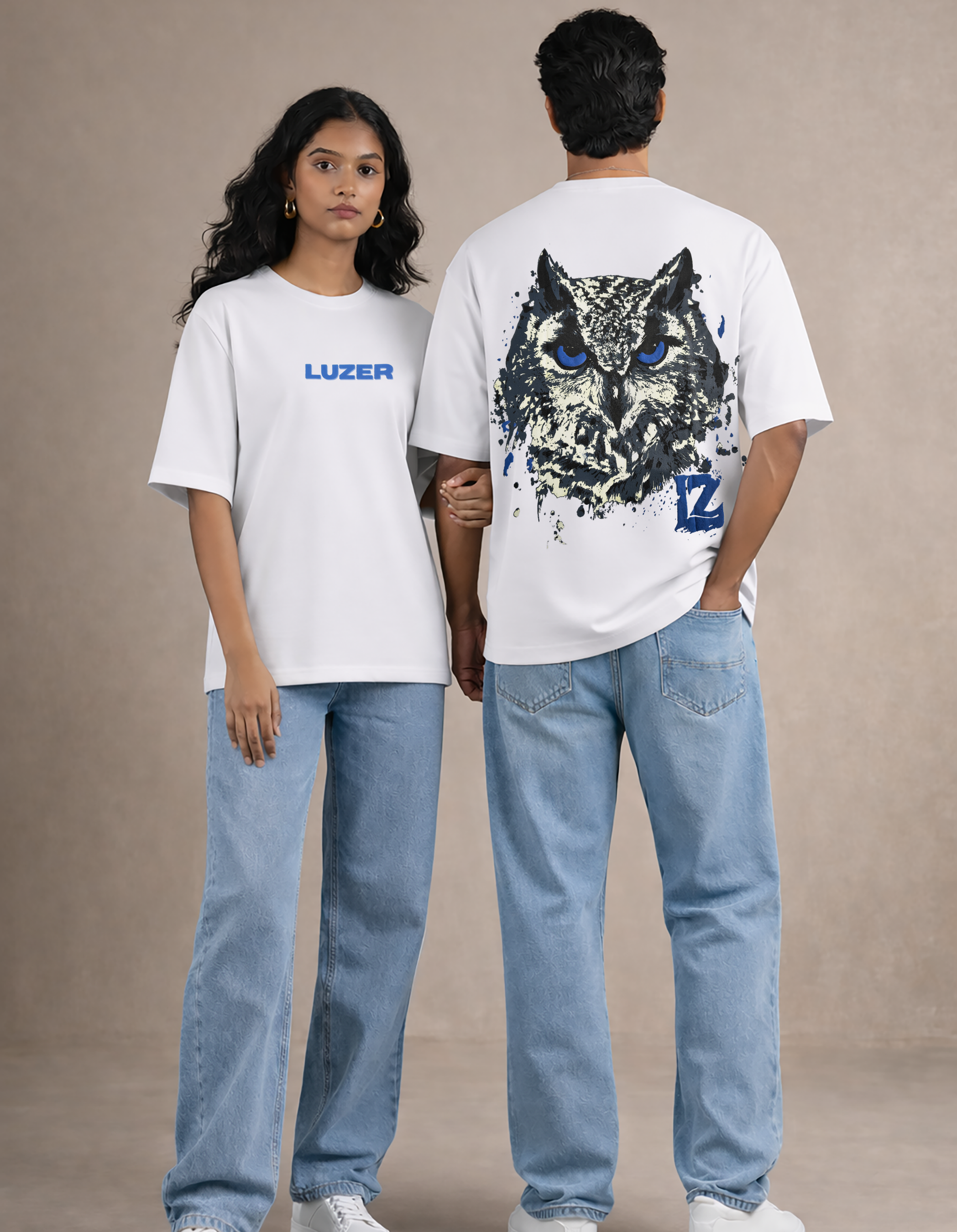 MOON HUNTER OVERSIZED TEE(WHITE COLOR)