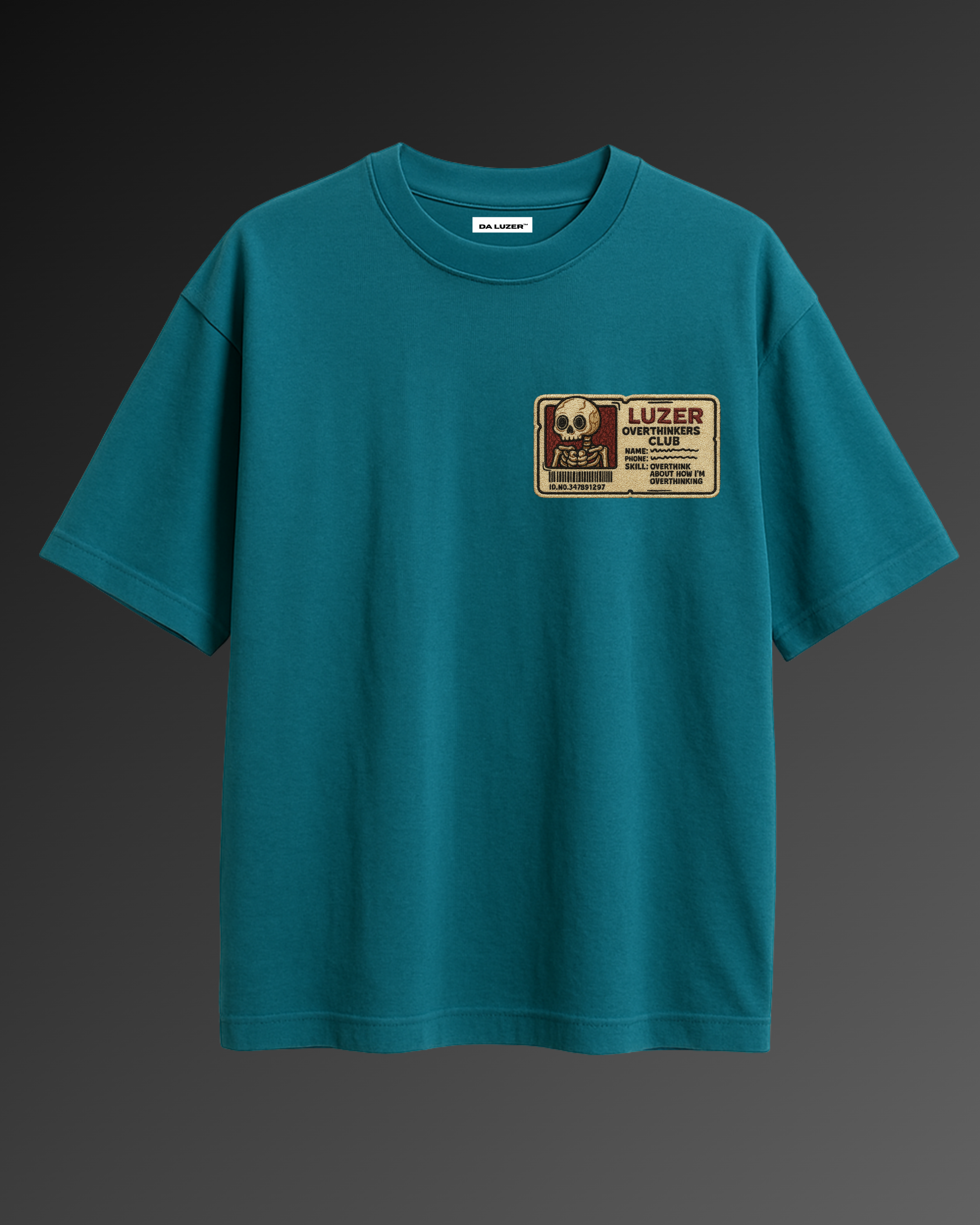 LUZER OVERTHINKERS CLUB OVERSIZED TEE