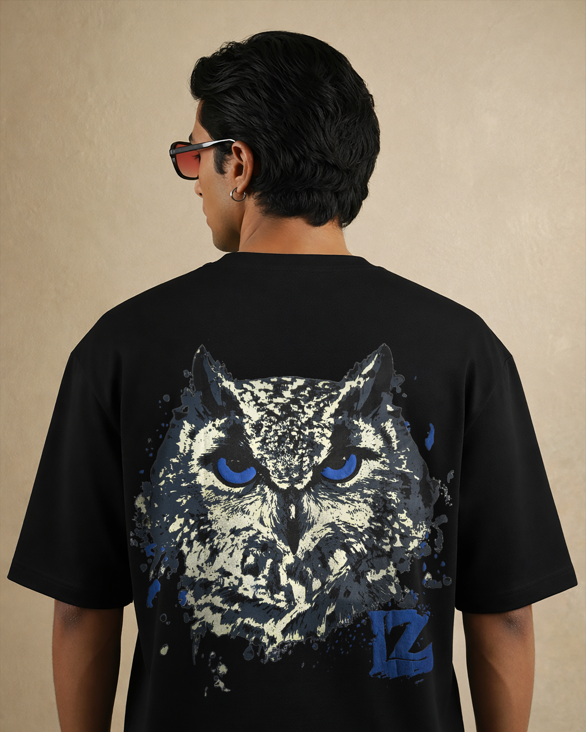 MOON HUNTER OVERSIZED TEE(BLACK COLOR)