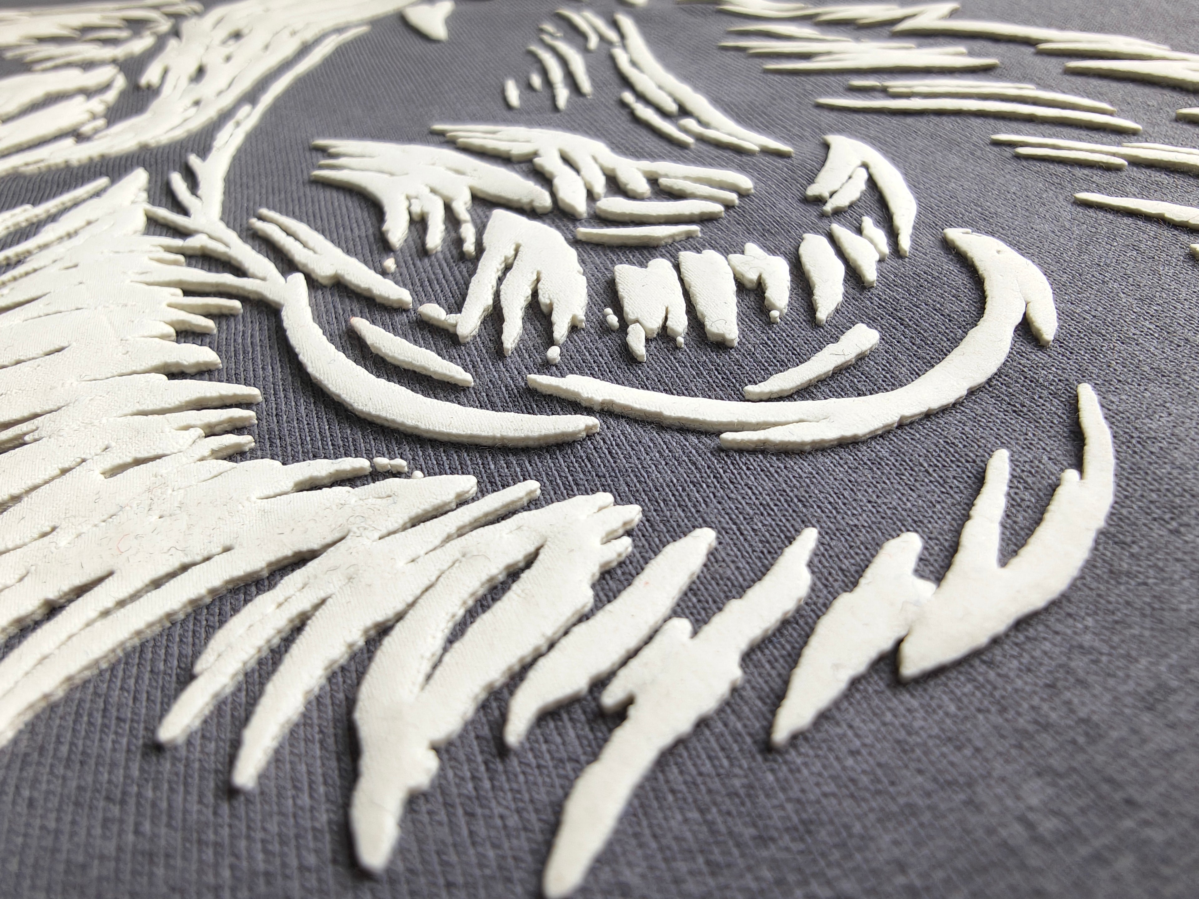 ALPHA ROAR OVERSIZED TEE (CHARCOAL GREY COLOR)