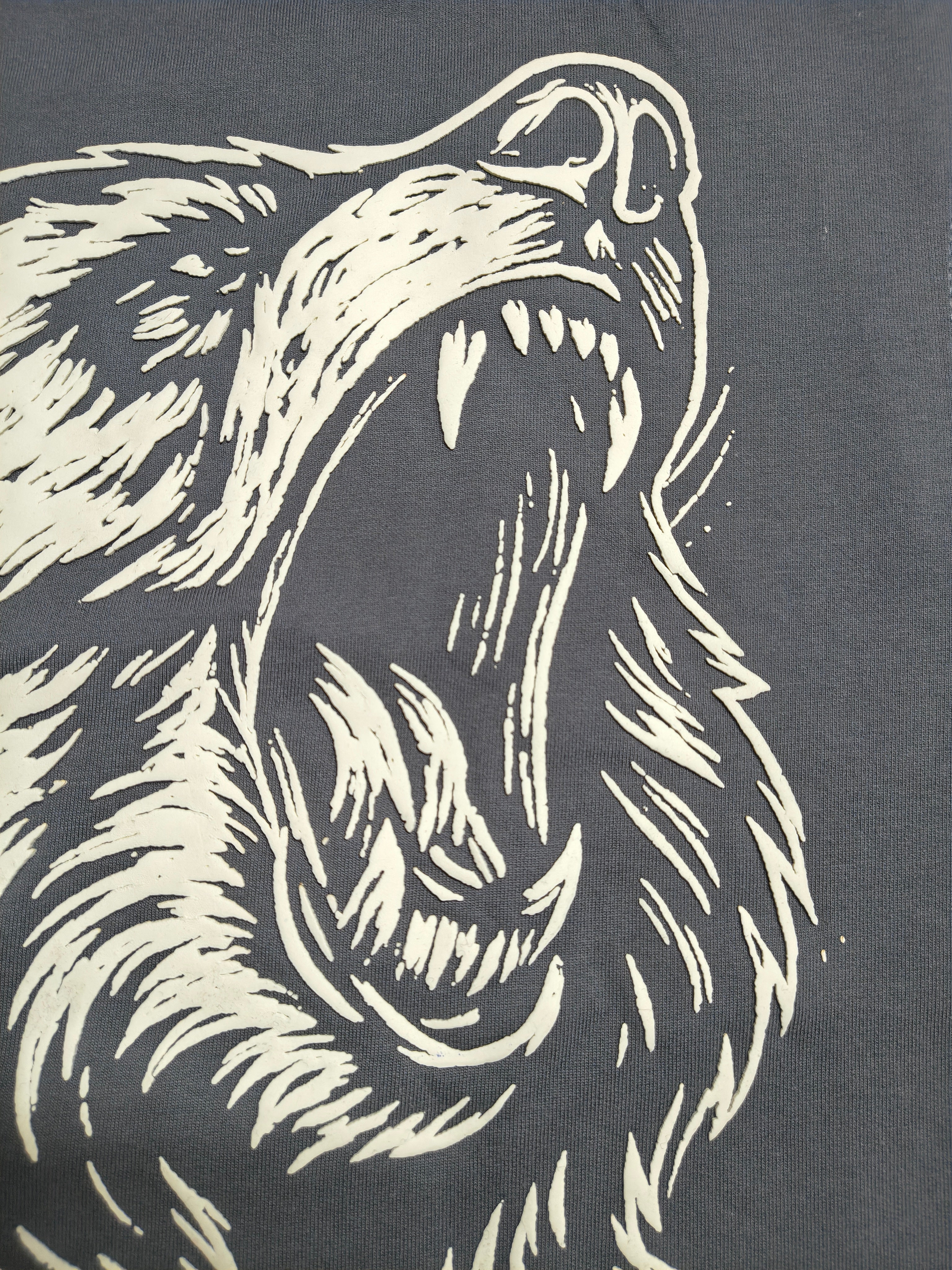 ALPHA ROAR OVERSIZED TEE (CHARCOAL GREY COLOR)