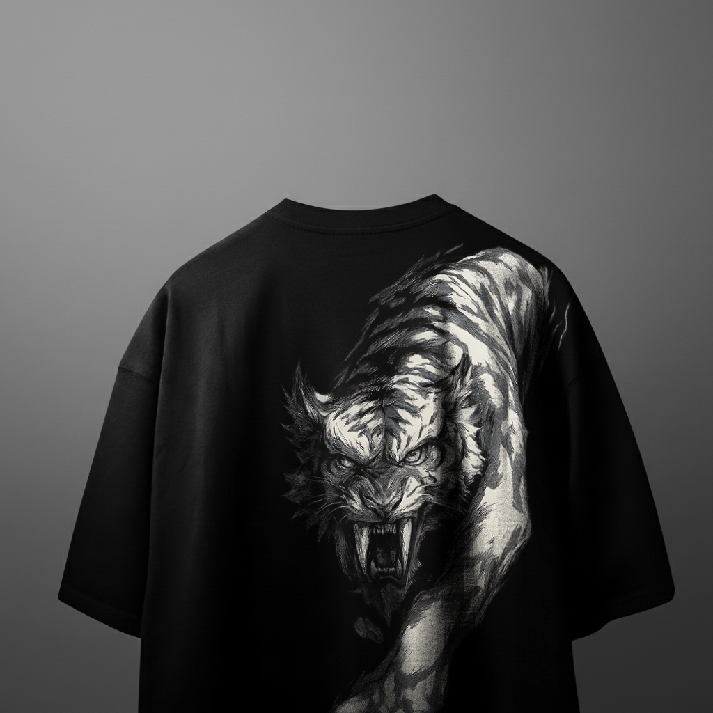 TIGER'S WRATH OVERSIZED TEE